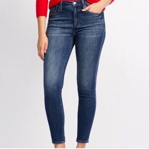 Pistola Aline High Rise Skinny Jeans Medium Wash Blue Stretch Sz 32